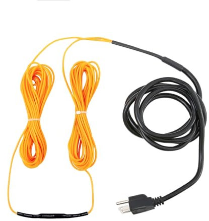 InfiniteOne Soil Heating Warming Cable 49ft for Plants Built-in Thermostat for Seed Grow Indoor/Outdoor Cold Frames Garden Containers