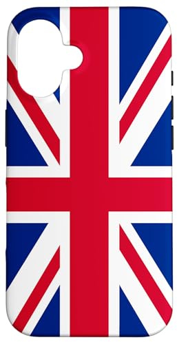 Union Jack, drapeau britannique, drapeau anglais Coque pour iPhone 16
