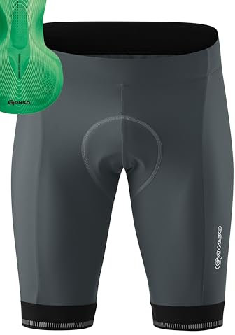 Gonso Herren Sitivo M Fahrradhose, Sargasso/Bright Green, 4XL EU