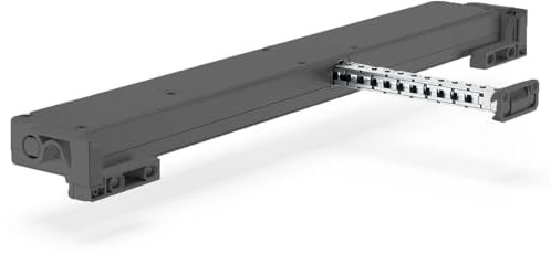 Elektrischer Fensterantrieb LIWIN L35 Slim-24V | comunello Mowin | Fensterantrieb mit Kettenantrieb | einstellbarer Hub | 350N Schub-/Zugkraft | Kipp-/ Klappfenster (Schwarz)