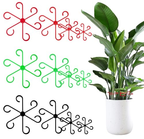 12 Pièces Tuteur Plante, Support pour Plantes Grimpantes, Tuteur Monstera, Tuteurs pour Plantes d'Intérieur, Support Plantes pour Monstera, Alocasia, Tomates, Hortensias