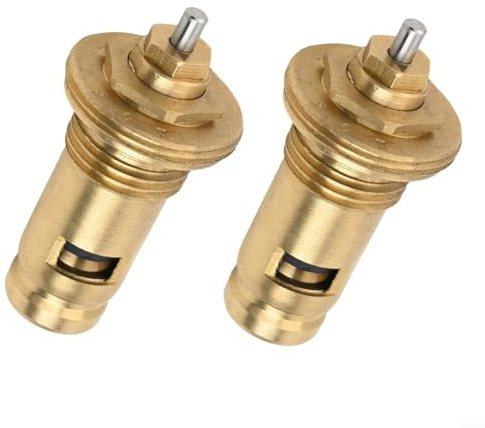 Faeymth Messing Heizkörperventil Einsatz M30 X 1,5 Ventil Thermostat Einsatz 1/2 Bad & Küche Wasserhahn Ventilkartusche