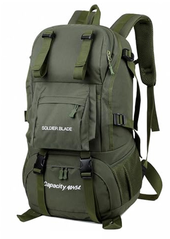 FANDARE Wanderrucksack Herren Damen Trekkingrucksack Reiserucksack Tourenrucksack Wandern Rucksack Tagesrucksack für Camping Trekking Mountainering Outdoor Reisen Wasserdicht Bergsteigerrucksack