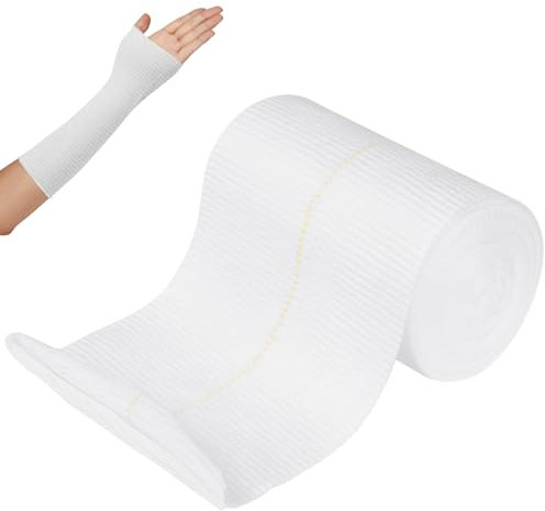 Flintronic Garza TubolareBraccio,10CM×5M Benda Elastica in Cotone, con Supporto per Eczema, per Braccio, Caviglia e Polso
