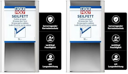 LIQUI MOLY 6124 Seilfett 5 l, farblos (Packung mit 2)