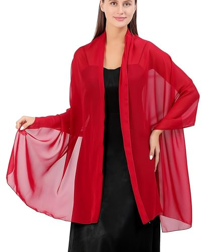 Donna Cerimonia Raso Chiffon Elegante Cerimonia Scialle Oro Argento Colorato Da Sera Utilizzare Per Matrimonio Festa Scialle Donna In Raso Chiffon Silky Sciarpa Tinta