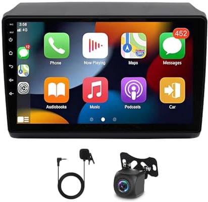 2 Din Car Stereo with navi for FIAT Ducato 2011-2023 for Citroen Jumper 9 inch Android 14 with Wireless Carplay Android Auto Radio for Peugeot Boxer Touch with Bildschirm Bluetooth WiFi GPS FM RDS 2+64G