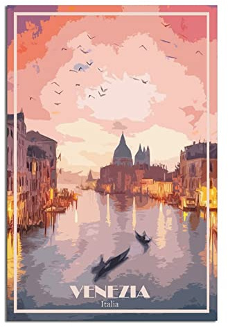1000-teiliges Puzzle „Venedig, Italien“, 38 x 26 cm, für Erwachsene, Jugendliche, Jungen und Mädchen