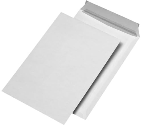 Versandtaschen C4 Haftklebung weiß ohne Fenster (125)