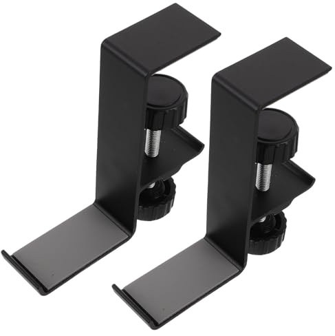 GATHINESS Headphone Stand Hook Metal Universal Detachable 2pcs Headset Holder for Desktop and Any Room Space-saving Gaming Office