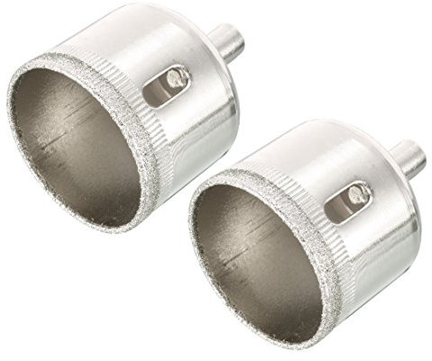Sourcingmap 2pcs 42mm Diamond Drill Bit Hole Saw for Glass Tile Marble Fiberglass Ceramic Stone Bottles Pots