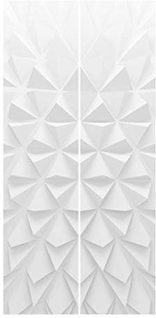Bilderwelten Schiebegardinen Geometrisches Muster 3D Effekt Ohne Aufhängung, 2X á 250 x 60cm