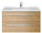 Sieper I Waschtischunterschrank 90 x 50 cm mit Waschtisch, Libato Badezimmermöbel, Badezimmerunterschrank I Eiche Natur