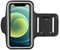 CoverKingz Sportarmband für iPhone 13 Mini / 12 Mini [5,4 Zoll] - Armtasche mit Schlüsselfach Oberarm Halterung - Sport Laufarmband Handy Armband Schwarz