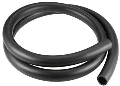 sourcing map Manguera de Aceite Lubricante, 19 mm (3/4 ) Id X 25 mm (63/64) Od 4,92 Pies/1,5 M Tubo de Manguera de Agua de Goma Negro