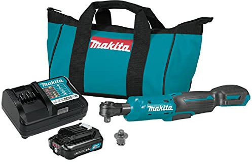 Makita Clé à cliquet 12 v li-ion 47,5 nm makita + 1 batterie - wr100dwa