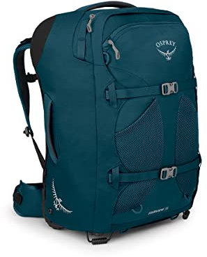 Osprey Fairview 36 Damen Reiserucksack mit Rädern, Night Jungle Blue (10003702)