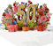 3D Pop-Up Karte zum 50. Jubiläum oder Geburtstag | Gartenmotiv mit Blumen, Pflanzen & Gartengeräten | Geschenkidee für 50. Hochzeitstag, 50. Geburtstag, Jubiläum und mehr | Mit Umschlag und Notizkarte