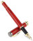 Cobee Natural Wood Fountain Pens, luxury Fountain Pen 0.7mm Fine Point Pen Fancy Vintage Fountain Pen Business Pen Smooth Writing for Journaling Calligraphy Gift Supplies(Red)