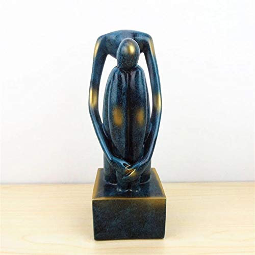 vkeid Europäische Heimdekoration Figur Skulptur Eingang Display Hotel Wohnzimmer Dekoration Harz Handwerk Dekor Ornament (Größe: Style3)