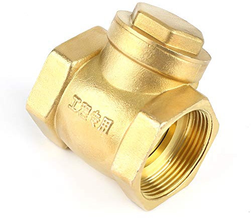 Messing-Rückschlagventil mit Innengewinde DN40, Rückschlagventil, 2 PSI, verhindert Wasserrückfluss, einfache Installation, hochwertiges Material, Einweg, Standard-Innengewinde