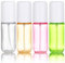 KREMORV Travel Spray Bottles 40ml/1.35oz Fine Mist Empty Spray Bottles (4PCS) Mini Refillable Plastic Travel Bottle Set for Traveling and Outgoing