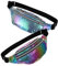Holibanna 2stücke Teiliges Fanny Pack Im Modischen Design Verstellbare Gürteltasche Für Männer Und Frauen Für Festivals Reisen Und Alltag Holografisches Crossbody-Design Praktisch Für