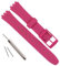 Bracelet de montre de rechange en caoutchouc de silicone étanche pour montre Swatch Rose 12 mm
