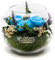 Rosen-Te-Amo | Infinity Rosen | konservierte ewige Rosen | Lavendel-DUFT |handgefertigt Deko-Foliage | Premium Blumen-Arrangement || Geschenk für Frauen Mama Freundin Oma