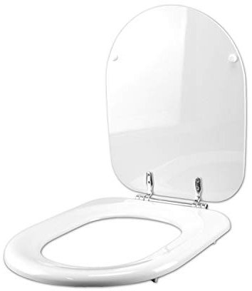 Copriwater Cesame BELLE EPOQUE ORIGINALE BIANCO Cerniera Cromo