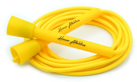 Honor Athletics Verstellbares 5-mm-PVC-Springseil mit unzerbrechlichen Griffen, knickfreies Springseil für Damen und Herren, Pro-Boxer-Seil