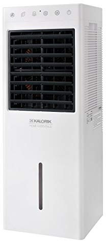 Team Kalorik Rafraîchisseur d'air, Climatiseur, Mobile 5 en 1, 10 heures d'Autonomie, Blanc, 45 W, TKG ACO 1002