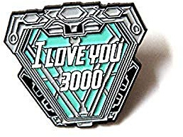 XONGZZJ Brooch Fashion Breastpin Brooch Iron Man I Love You Three Thousand Times Brooch Pin Pins Brooches Lapel Backpack Bags Badge Clothes Gift Women