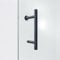 AQUABATOS® Shower Cabin Handle Black Stainless Steel Glass Door Handle Bar Handle 130 mm Hole Spacing