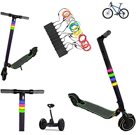 Fututech LED-Streifen, 2 m, dekoratives Licht, Umgebungslicht, Elektroroller, für Xiaomi M365 1S Pro Pro2 Segway Ninebot Max G30 Personal Transporter Fahrrad Zubehör Scooter