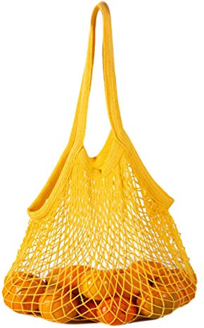 baumwollnetz tasche,einkaufsnetz Netz Einkaufstasche,netztasche,Einkaufstaschen Netze Tasche aus Baumwolle Tote Mesh Woven Net Umhängetasche für Sandspielzeug, Obst, Gemüse,Shopping Wiederverwendbar