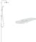 GROHE Tempesta 210 - Brause-& Duschsystem (wassersparend, für die Wandmontage, 2 Strahlarten, höhenverstellbar), chrom & EasyReach | Brausen- und Duschsysteme - Ablage | für New Tempesta | 27596000
