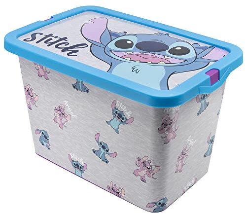 Caja de almacenaje con Cierre de Click de 7 litros de Stitch and Angel