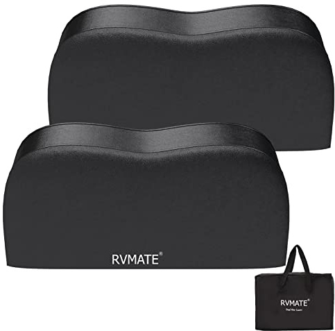 RVMATE RV Tire Covers, Dual Axle Wheel Cover (2 Pack) Fits 27-30 Diameter Tires, Waterproof Anti-UV Black Dual Tire Covers RV Accessories for Truck/Trailer