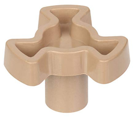 Jolaxy Microwave Turntable Coupler for 16 mm Roller, Microwave Oven Roller Guide Support with D Port, Fit Roller Height 16 mm