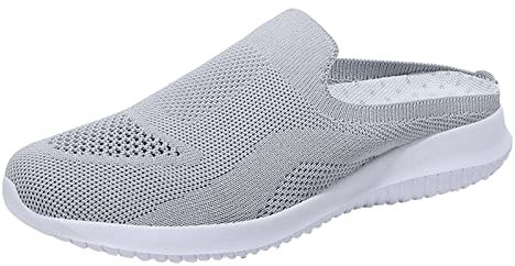 Damen Orthopädische Sandalen Casual Orthoback Schuhe Hinten Offen Plateau Shoes Luftkissen Sandals Slip on Barfußschuhe Schicke Orthopedic Outdoorschuhe Sportlich Sneaker Für Jogging Running
