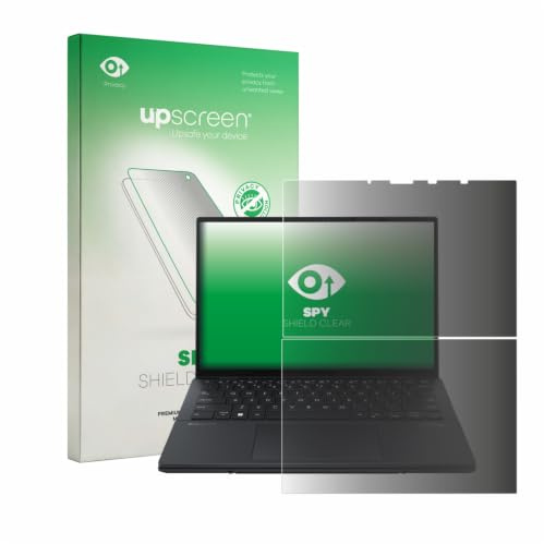 upscreen Blickschutzfolie für ASUS ZenBook Duo OLED 2024 UX8406 | Anti-Spy Displayschutz Made in Germany Privacy Screen Protector Sichtschutz Blaulichtfilter Klare Folie