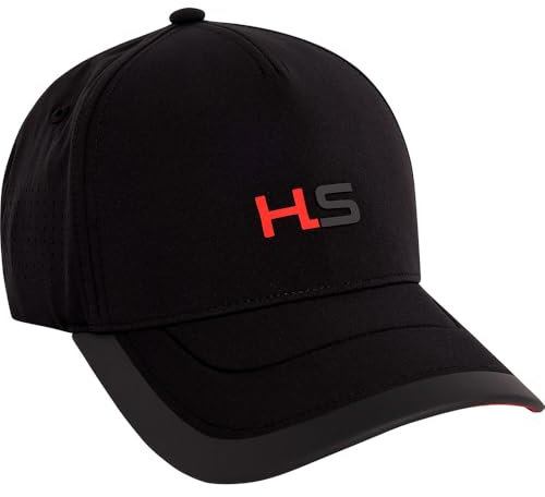 Hackett London Herren Hsport GLF Tech Cap Verschluss, Schwarz, Einheitsgröße