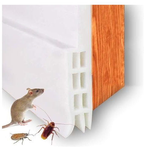 Bande d'étanchéité adhésive for bas de porte, bande d'étanchéité insonorisée for bas de porte, coupe-bise en silicone sans cadre for coupe-bise en caoutchouc for porte(6m)