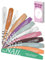 Set di lime per unghie, 12 Pezzi lime per unghie lime e buffer per unghie naturali, unghie acriliche e in gel