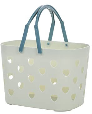 Caddie de Douche pour Dortoir, Panier de Douche en Plastique, Panier de Douche Portable, Panier de Bain de Grande capacité, Fourre-tout de Rangement de Douche en Plastique avec