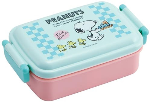 Peanuts Lunchbox 431.5 g (80's Cafe Design) - BPA frei, mikrowellengeeignet ohne Deckel, spülmaschinenfest