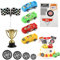 OMIGA Cars Tartas Decoracion 20 Piezas Decoracion Tartas Cumpleaños Varios Elementos de Carreras Decoracion para Fiestas de Cumpleaños Adorno de Pastel de Bricolaje