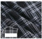 AMateschitz Karierter Baumwollstoff Tartan Stoff aus 100% Baumwolle Karo Muster Baumwolltuch Weihnachten Plaid Stoffpakete Patchwork Quadrate Meterware für Nähen Quilt DIY Schwarz Weiß 1M*150CM