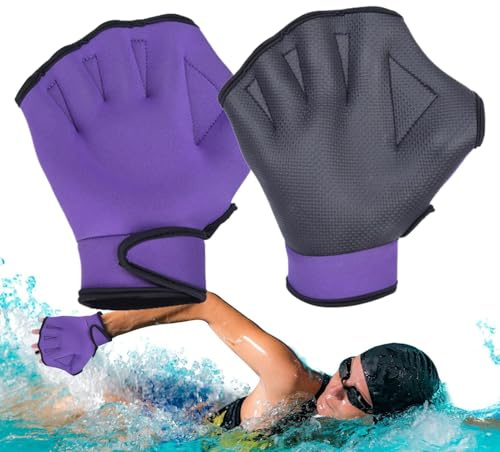 Gants de natation palmés, gants de natation pour hommes | Gants de natation aquatiques palmés | Swim Training Gubbe Gattens, pas d'équipement de plongée pour aider la partie résistante à la pièce